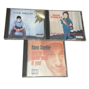 Adam Sandler Comedy CD Lot of 3 Explicit Parental Advisory 90s Humor Albums